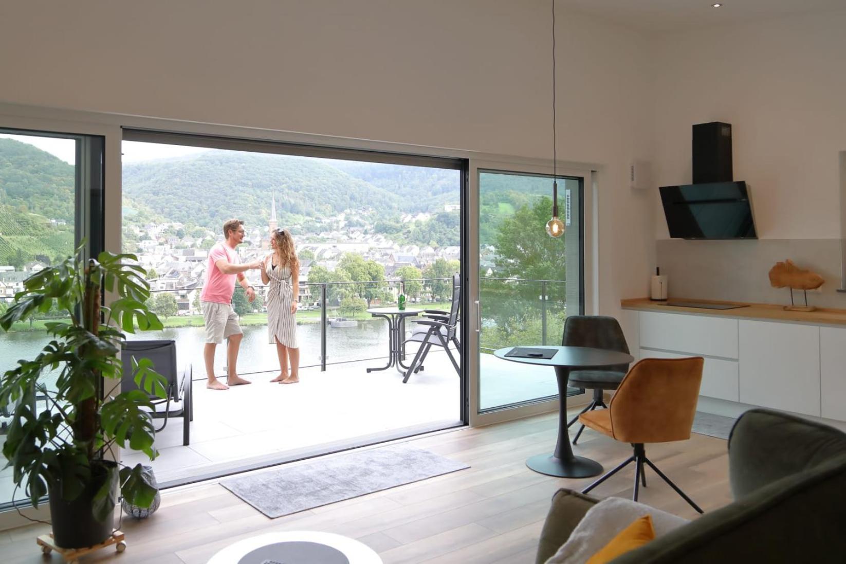 Mv Roemervilla, Lofts & Penthouses Mit Traumhaftem Moselpanoramablick Und Sauna Treis-Karden