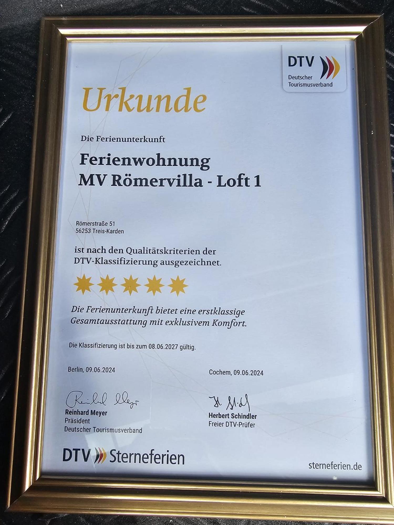 Mv Roemervilla, Lofts & Penthouses Mit Traumhaftem Moselpanoramablick Und Sauna Apartment *